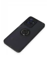Xiaomi Redmi Note 12 4G Kılıf Montreal Yüzüklü Silikon Kapak - Siyah