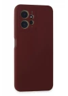 Xiaomi Redmi Note 12 4G Kılıf Nano içi Kadife Silikon - Bordo