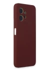 Xiaomi Redmi Note 12 4G Kılıf Nano içi Kadife Silikon - Bordo