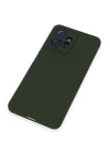 Xiaomi Redmi Note 12 4G Kılıf Nano içi Kadife Silikon - Koyu Yeşil