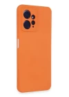 Xiaomi Redmi Note 12 4G Kılıf Nano içi Kadife Silikon - Turuncu