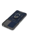Xiaomi Redmi Note 12 4G Kılıf Pars Lens Yüzüklü Silikon - Lacivert