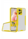 Xiaomi Redmi Note 12 4G Kılıf Platin Silikon - Sarı