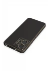Xiaomi Redmi Note 12 4G Kılıf Volet Silikon - Siyah