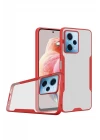Xiaomi Redmi Note 12 5G Kılıf Platin Silikon - Kırmızı