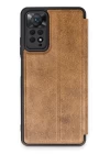 Xiaomi Redmi Note 12 Pro 4G Kılıf Flip Cover - Taba
