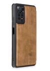 Xiaomi Redmi Note 12 Pro 4G Kılıf Flip Cover - Taba