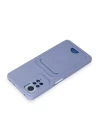 Xiaomi Redmi Note 12 Pro 4G Kılıf Kelvin Kartvizitli Silikon - Lila