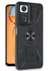 Xiaomi Redmi Note 12 Pro 4G Kılıf Lincoln Silikon - Siyah