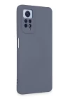 Xiaomi Redmi Note 12 Pro 4G Kılıf Nano içi Kadife Silikon - Gri