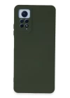 Xiaomi Redmi Note 12 Pro 4G Kılıf Nano içi Kadife Silikon - Koyu Yeşil