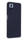 Xiaomi Redmi Note 12 Pro 4G Kılıf Nano içi Kadife Silikon - Lacivert