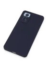 Xiaomi Redmi Note 12 Pro 4G Kılıf Nano içi Kadife Silikon - Lacivert