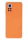 Xiaomi Redmi Note 12 Pro 4G Kılıf Nano içi Kadife Silikon - Turuncu