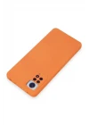 Xiaomi Redmi Note 12 Pro 4G Kılıf Nano içi Kadife Silikon - Turuncu