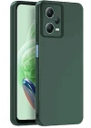 Xiaomi Redmi Note 12 Pro 5G Kılıf Nano içi Kadife Silikon - Koyu Yeşil