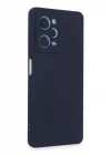 Xiaomi Redmi Note 12 Pro 5G Kılıf Nano içi Kadife Silikon - Lacivert
