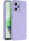 Xiaomi Redmi Note 12 Pro 5G Kılıf Nano içi Kadife Silikon - Lila