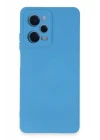 Xiaomi Redmi Note 12 Pro 5G Kılıf Nano içi Kadife Silikon - Mavi