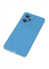 Xiaomi Redmi Note 12 Pro 5G Kılıf Nano içi Kadife Silikon - Mavi