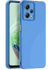Xiaomi Redmi Note 12 Pro 5G Kılıf Nano içi Kadife Silikon - Mavi