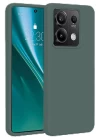 Xiaomi Redmi Note 13 4G Kılıf First Silikon - Koyu Yeşil