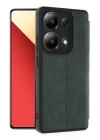 Xiaomi Redmi Note 13 4G Kılıf Flip Cover - Koyu Yeşil