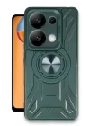 Xiaomi Redmi Note 13 4G Kılıf Lincoln Silikon - Koyu Yeşil