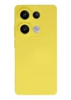 Xiaomi Redmi Note 13 4G Kılıf Nano içi Kadife Silikon - Sarı