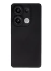 Xiaomi Redmi Note 13 4G Kılıf Nano içi Kadife Silikon - Siyah