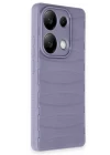 Xiaomi Redmi Note 13 Pro 4G Kılıf Bibercas Silikon Kapak - Lila