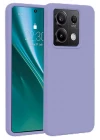 Xiaomi Redmi Note 13 Pro 4G Kılıf First Silikon - Lila