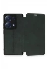 Xiaomi Redmi Note 13 Pro 4G Kılıf Flip Cover - Koyu Yeşil