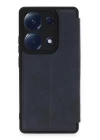 Xiaomi Redmi Note 13 Pro 4G Kılıf Flip Cover - Lacivert