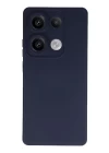 Xiaomi Redmi Note 13 Pro 4G Kılıf Nano içi Kadife Silikon - Lacivert
