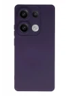 Xiaomi Redmi Note 13 Pro 4G Kılıf Nano içi Kadife Silikon - Mor