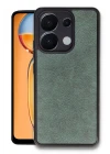 Xiaomi Redmi Note 13 Pro 5G Kılıf Aras Deri Kapak - Koyu Yeşil