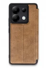 Xiaomi Redmi Note 13 Pro 5G Kılıf Flip Cover - Taba