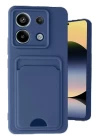 Xiaomi Redmi Note 13 Pro 5G Kılıf Kelvin Kartvizitli Silikon - Lacivert
