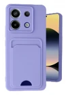 Xiaomi Redmi Note 13 Pro 5G Kılıf Kelvin Kartvizitli Silikon - Lila