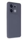 Xiaomi Redmi Note 13 Pro 5G Kılıf Nano içi Kadife Silikon - Gri