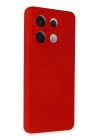 Xiaomi Redmi Note 13 Pro 5G Kılıf Nano içi Kadife Silikon - Kırmızı