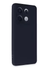 Xiaomi Redmi Note 13 Pro 5G Kılıf Nano içi Kadife Silikon - Lacivert