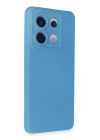 Xiaomi Redmi Note 13 Pro 5G Kılıf Nano içi Kadife Silikon - Mavi