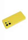 Xiaomi Redmi Note 13 Pro 5G Kılıf Nano içi Kadife Silikon - Sarı