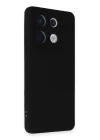 Xiaomi Redmi Note 13 Pro 5G Kılıf Nano içi Kadife Silikon - Siyah