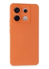 Xiaomi Redmi Note 13 Pro 5G Kılıf Nano içi Kadife Silikon - Turuncu