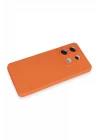 Xiaomi Redmi Note 13 Pro 5G Kılıf Nano içi Kadife Silikon - Turuncu
