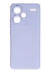 Xiaomi Redmi Note 13 Pro Plus Kılıf Nano içi Kadife Silikon - Lila