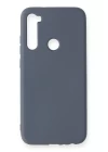 Xiaomi Redmi Note 8 Kılıf Nano içi Kadife Silikon - Gri